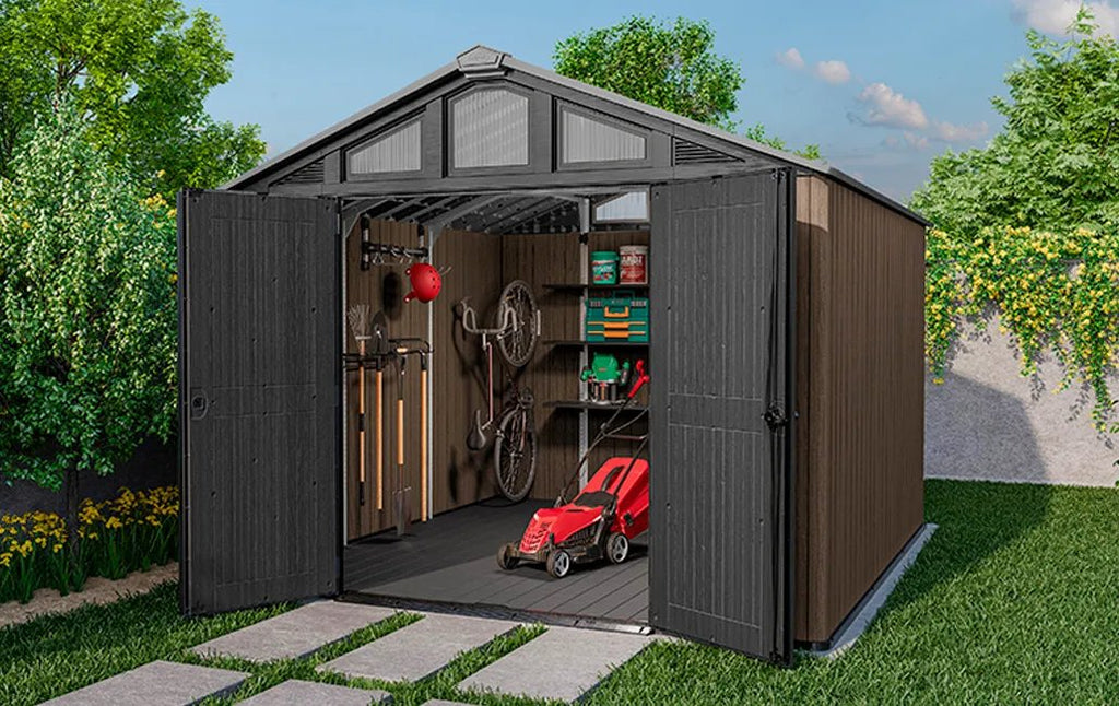 Keter Stronghold 10x11.5 Shed - Brown