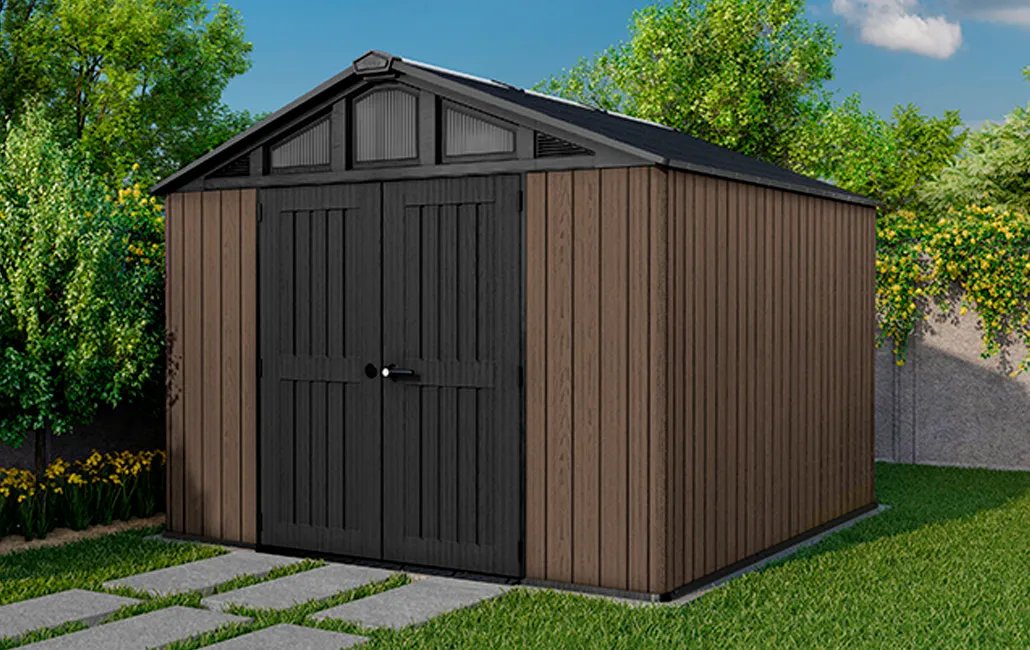 Keter Stronghold 10x11.5 Shed - Brown