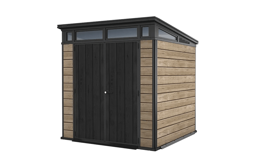Keter Signature Shed 7x7ft - Ashwood Brown