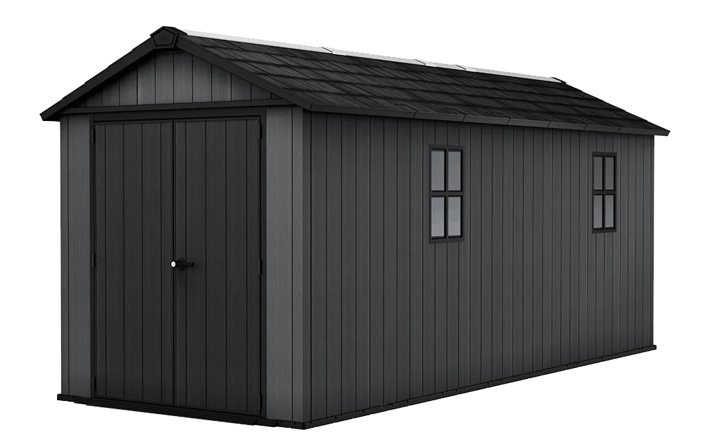 Keter Newton Plus Shed 7.5x17ft - Grey