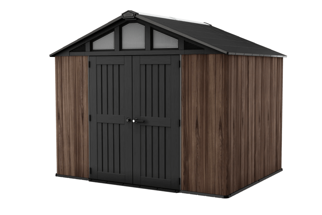 Keter Signature Summit 10x8ft Shed - Rosewood