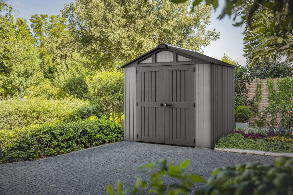 Keter Stronghold 8x6ft Shed - Grey