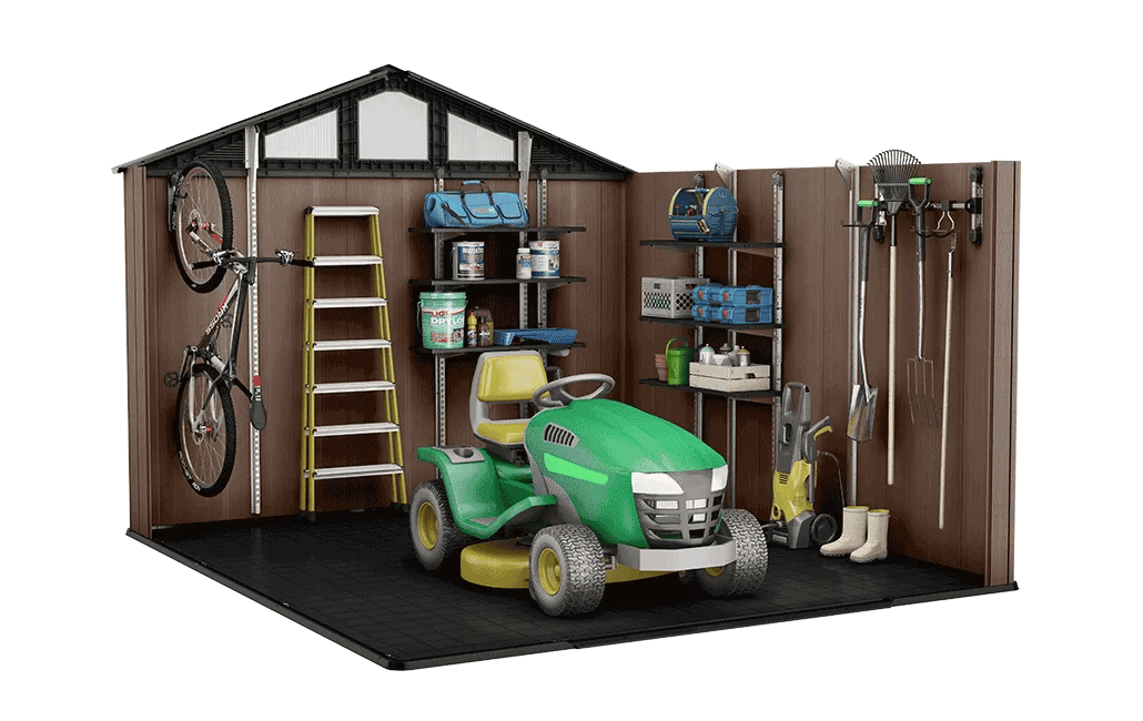 Keter Stronghold 10x11.5 Shed - Brown