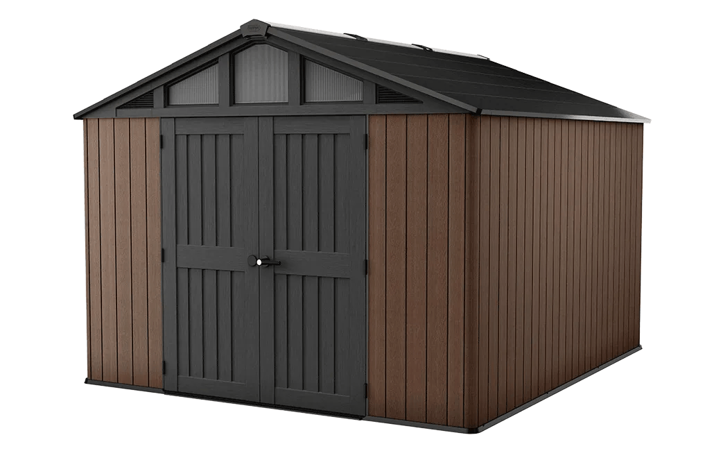 Keter Stronghold 10x11.5 Shed - Brown