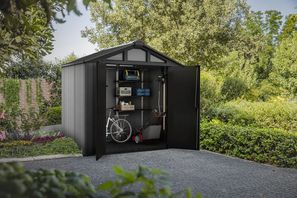 Keter Stronghold 8x6ft Shed - Grey