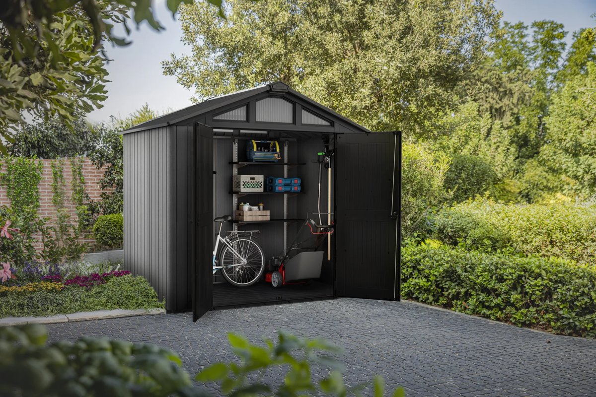 Keter Stronghold 8x6ft Shed - Grey