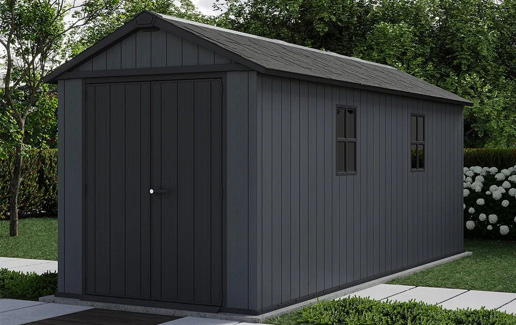 Keter Newton Plus Shed 7.5x17ft - Grey