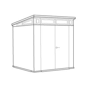 Keter Signature Shed 7x7ft - Ashwood Brown