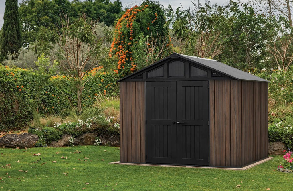 Keter Signature Summit 10x8ft Shed - Rosewood