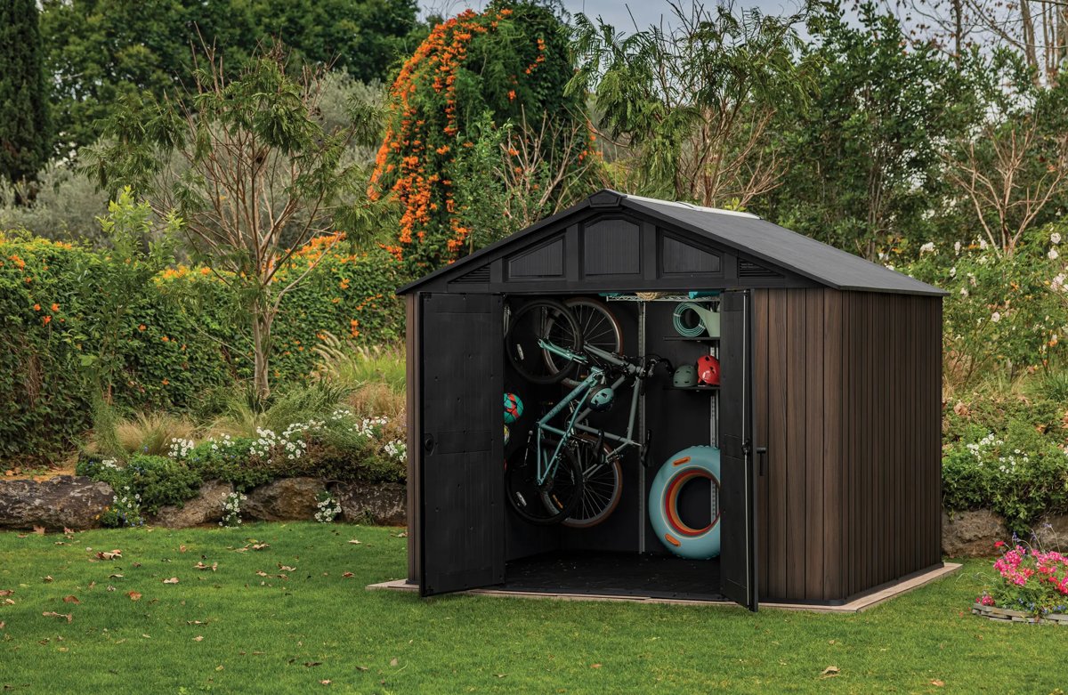 Keter Signature Summit 10x8ft Shed - Rosewood