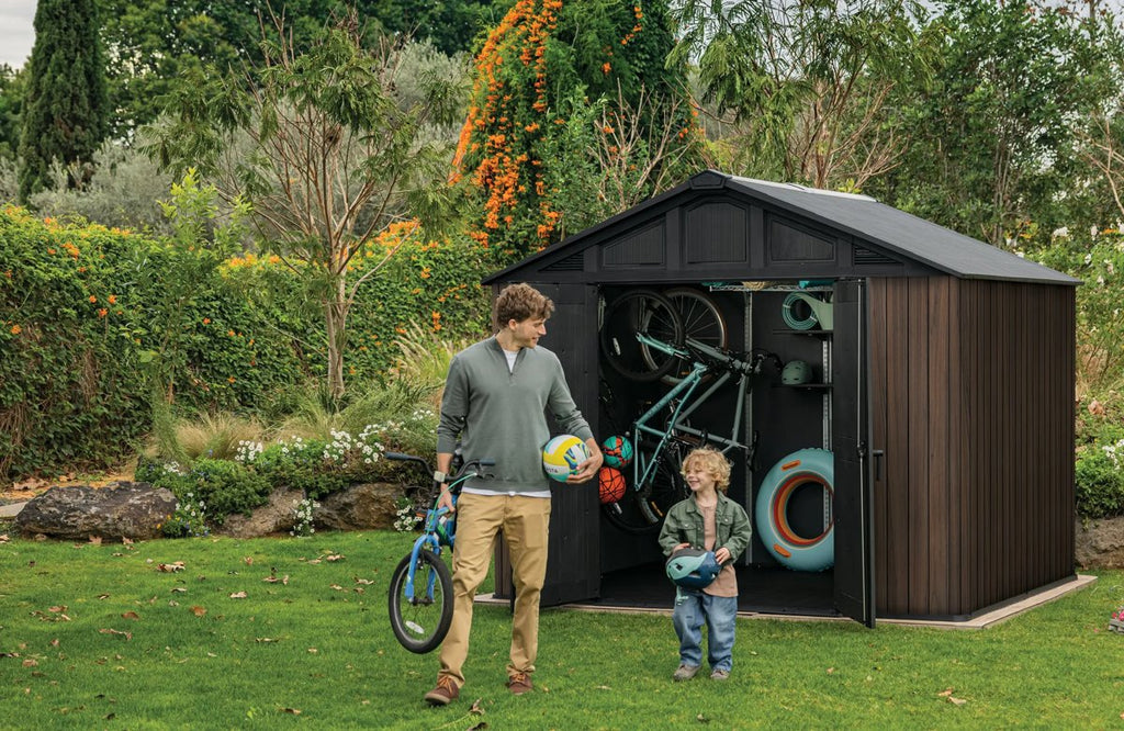 Keter Signature Summit 10x8ft Shed - Rosewood