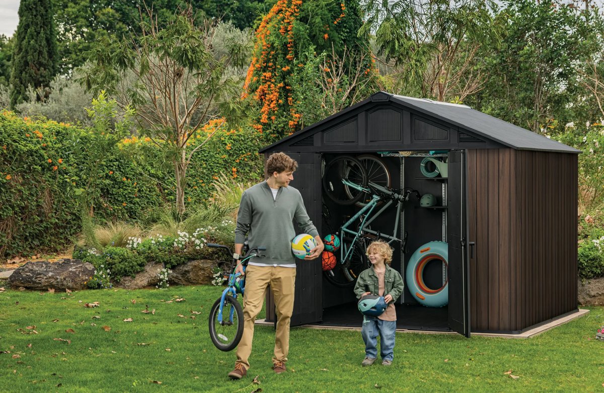 Keter Signature Summit 10x8ft Shed - Rosewood