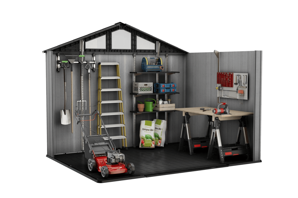 Keter Signature Summit 10x8ft Shed - Rosewood