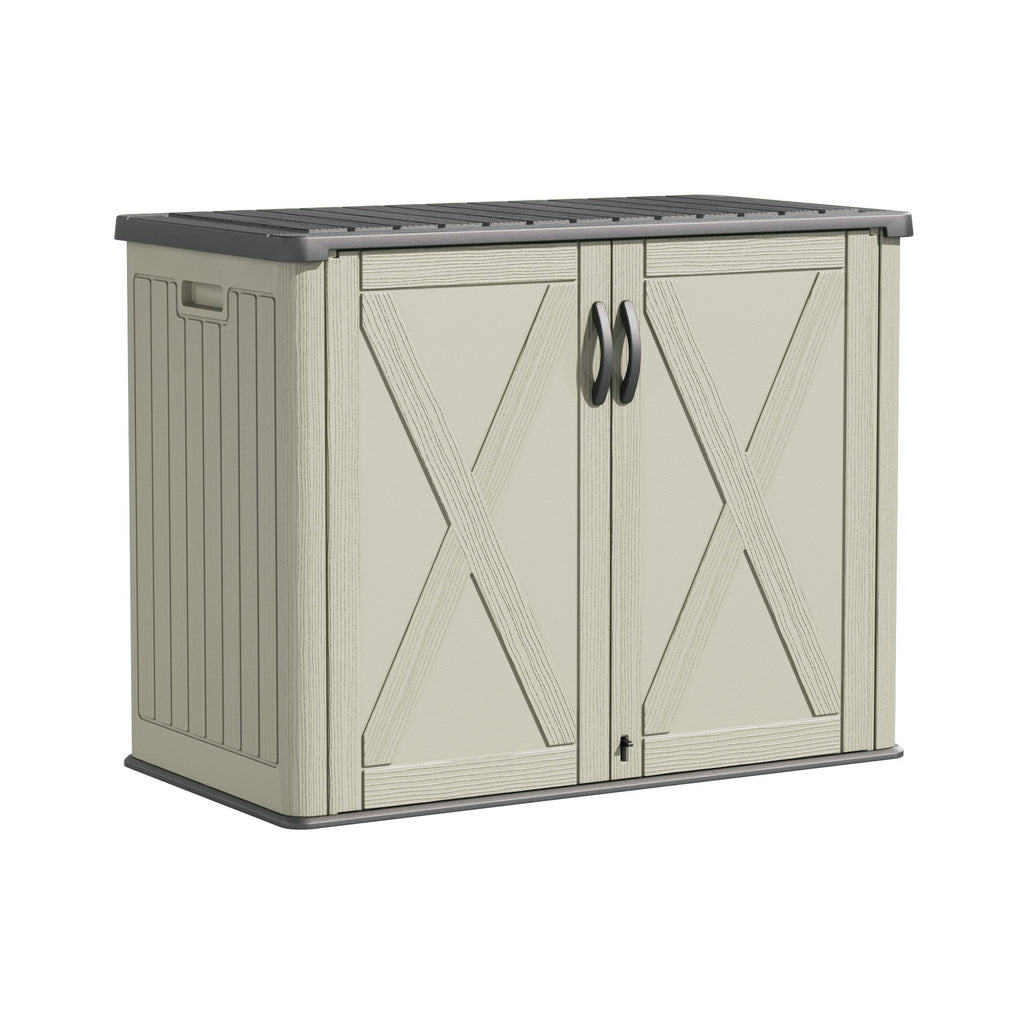 Patiowell 25 Cu.ft Outdoor Storage Cabinet, Beige