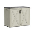 Patiowell 25 Cu.ft Outdoor Storage Cabinet, Beige