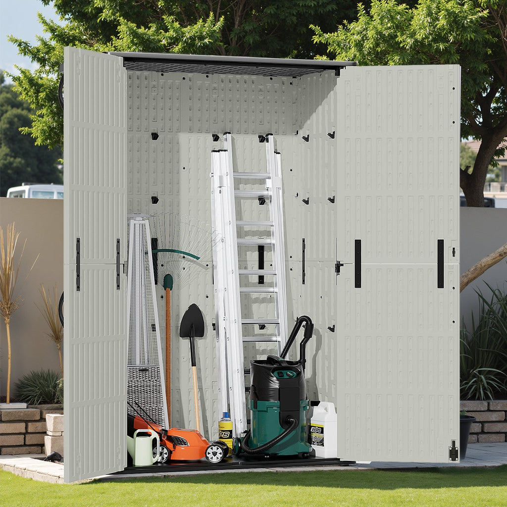 Patiowell 50 Cu.ft Outdoor Storage Cabinet, Beige